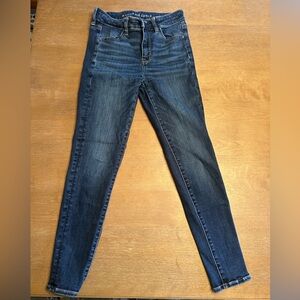 American Eagle Outfitters Dark Blue Skinny Jeans